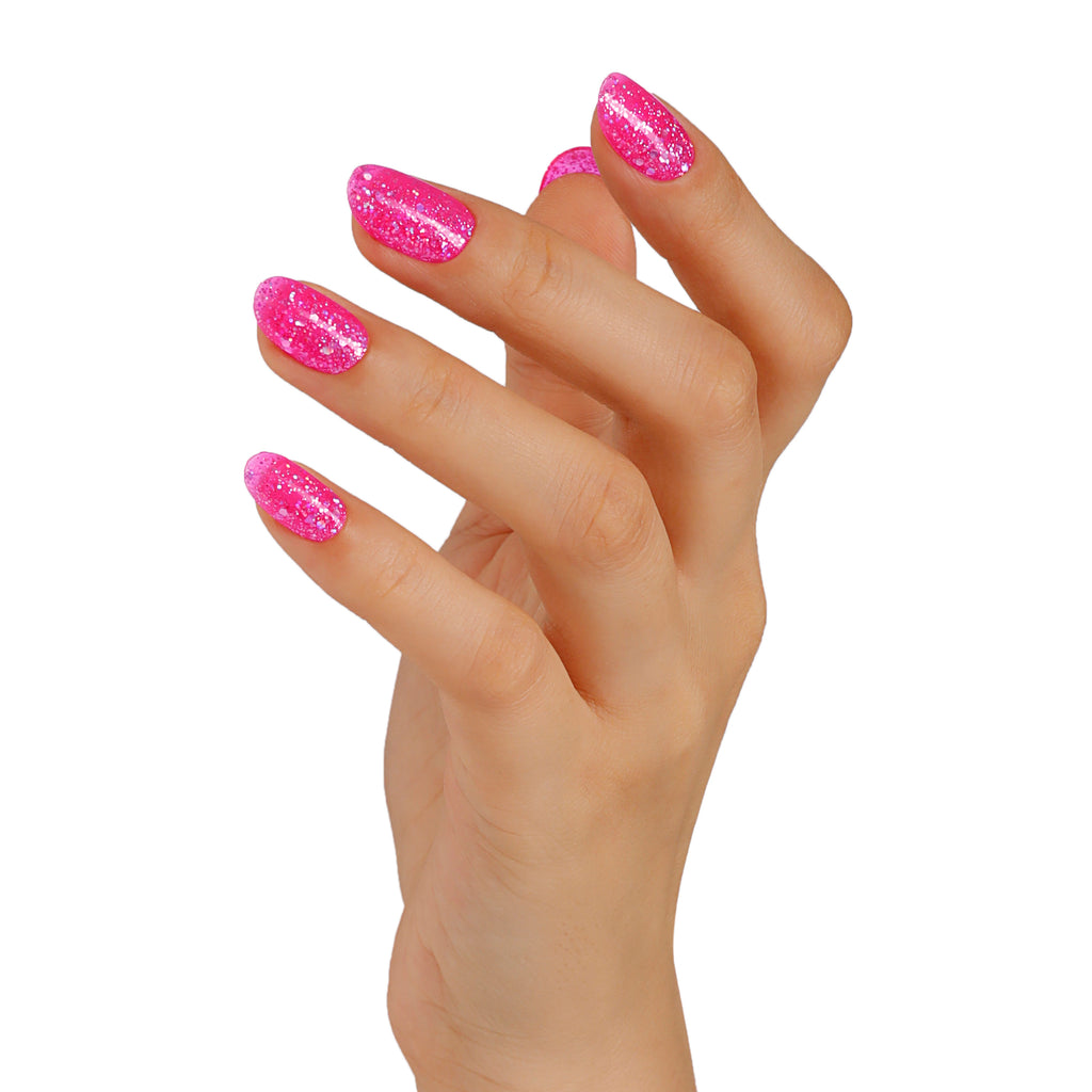 Barbie Pink | Super Glitter Confetti Color | 10ml Gel Polish - BLUESKY