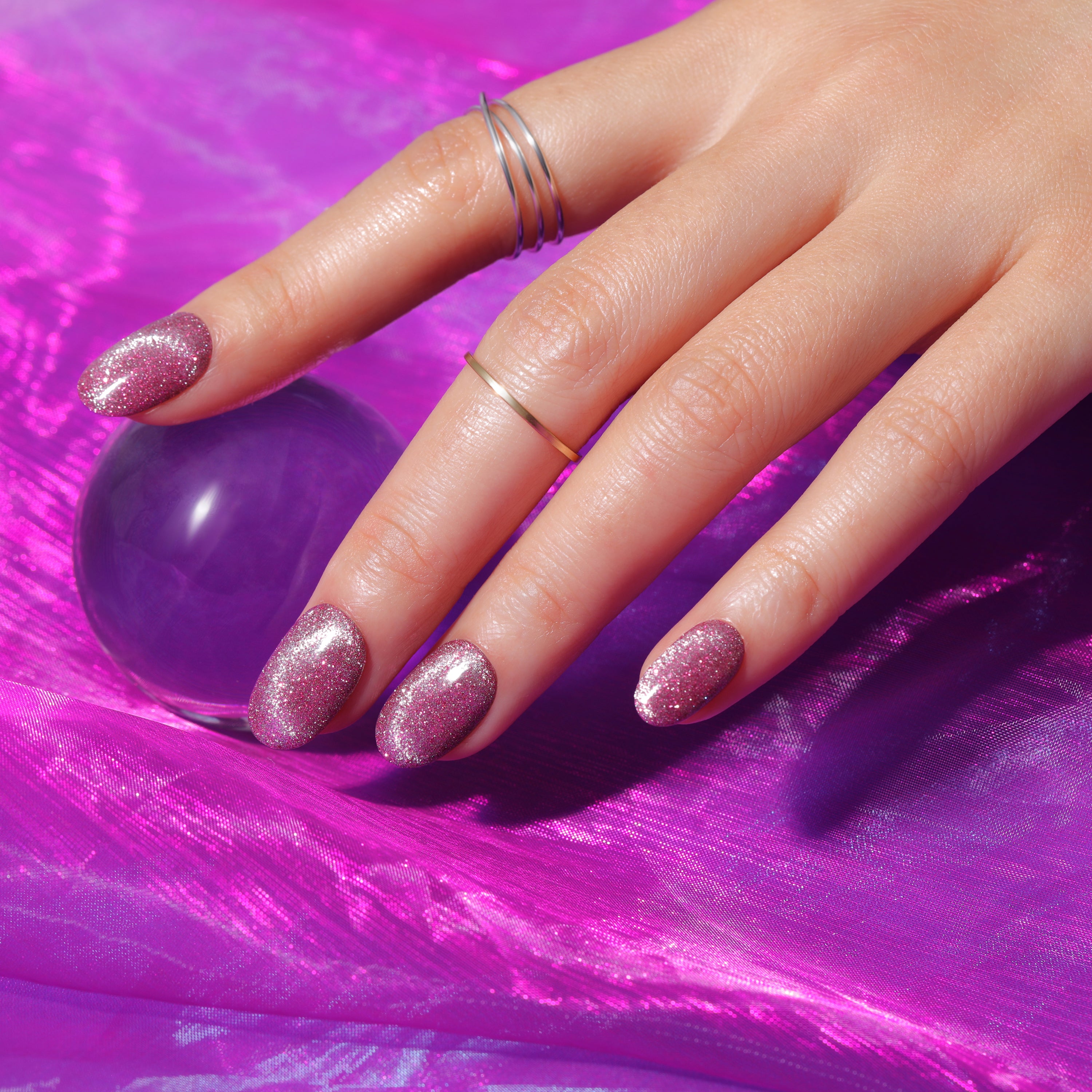 Shimmer Shine | Cat Eye | Purple Color | 10ml Gel Polish - BLUESKY