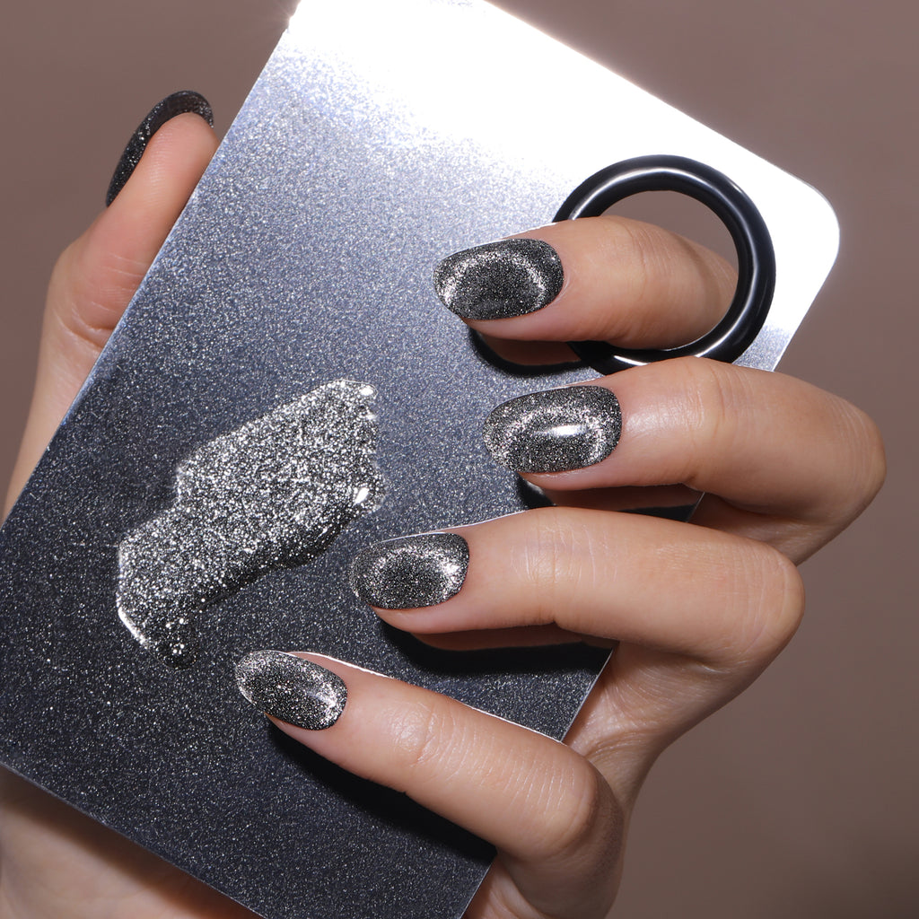 Twinkle | Cat Eye | Grey Color | 10ml Gel Polish - BLUESKY