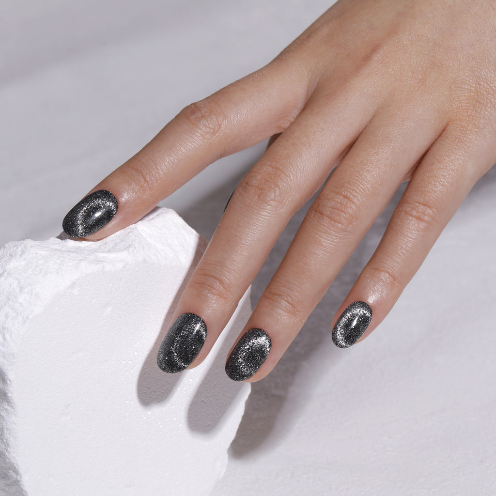 Twinkle | Cat Eye | Grey Color | 10ml Gel Polish - BLUESKY