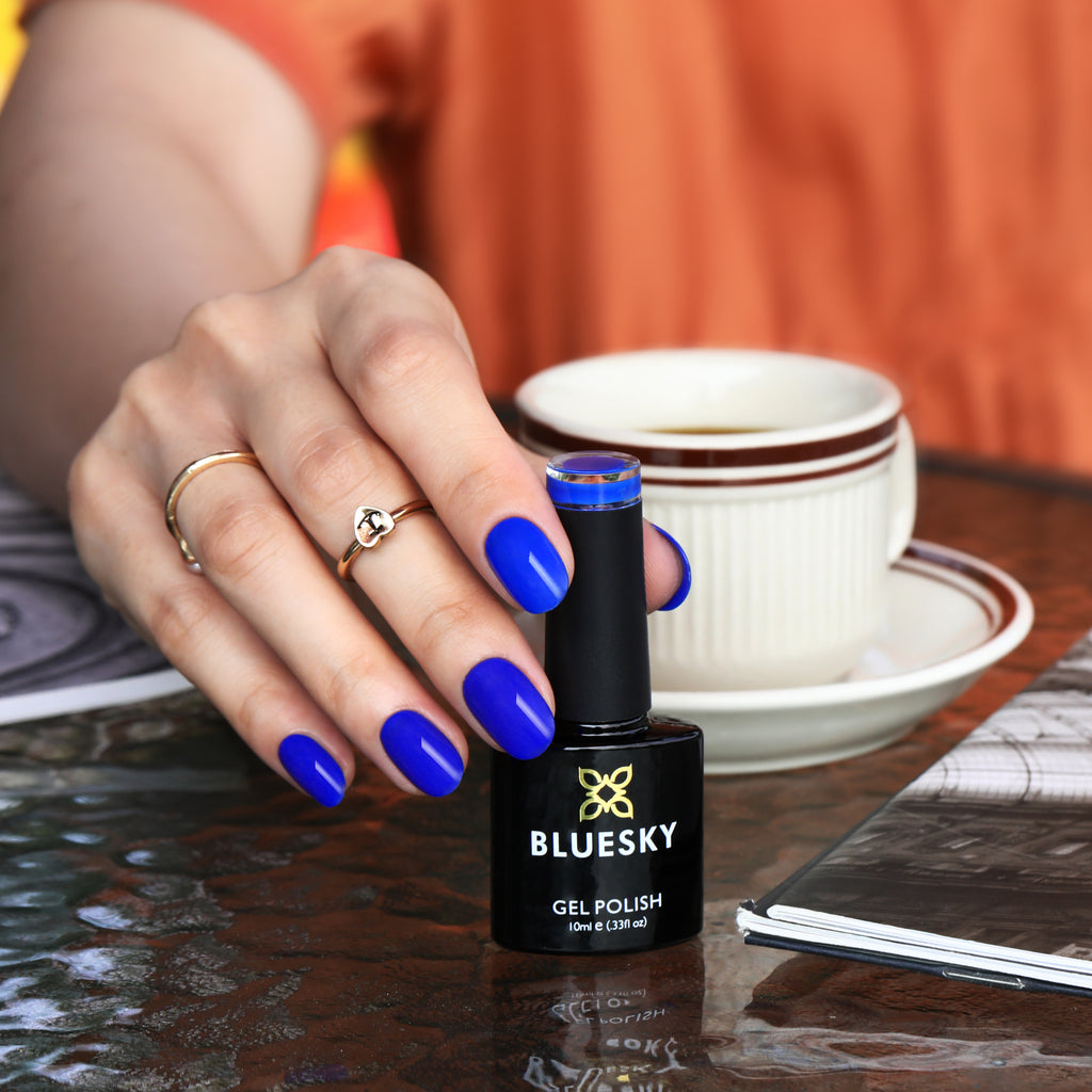 Neon Collection | Blue Bamboo Color | 10ml Gel Polish - BLUESKY