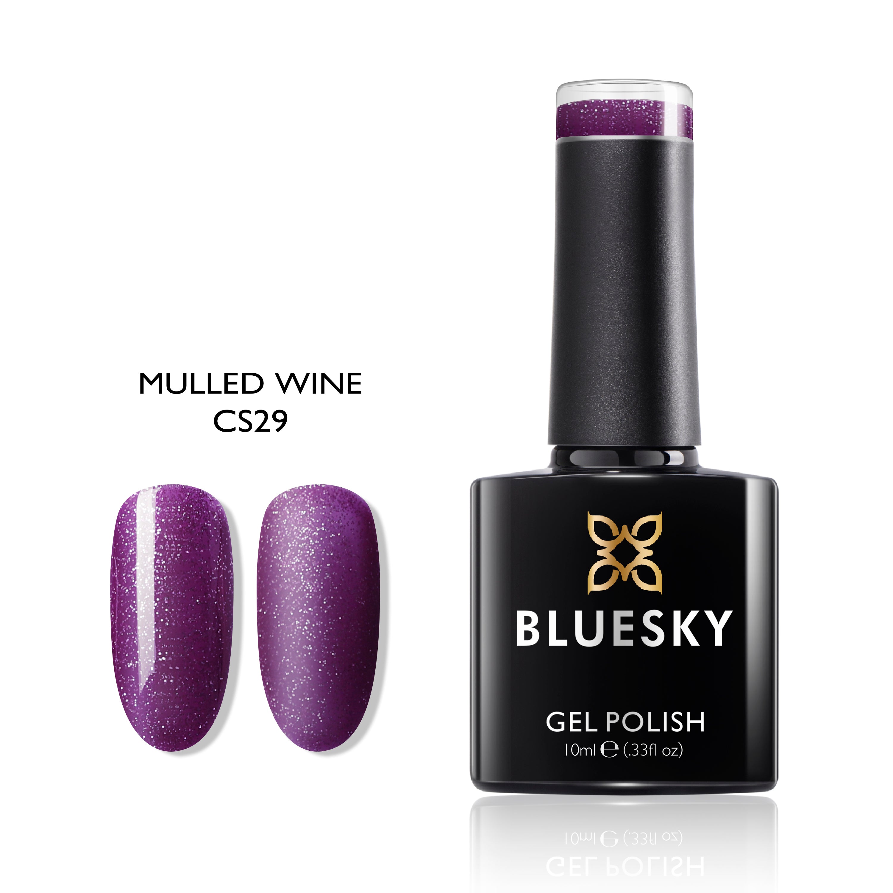 Mulled Wine | Classy Glitter Confetti Color | 10ml Gel Polish - BLUESKY