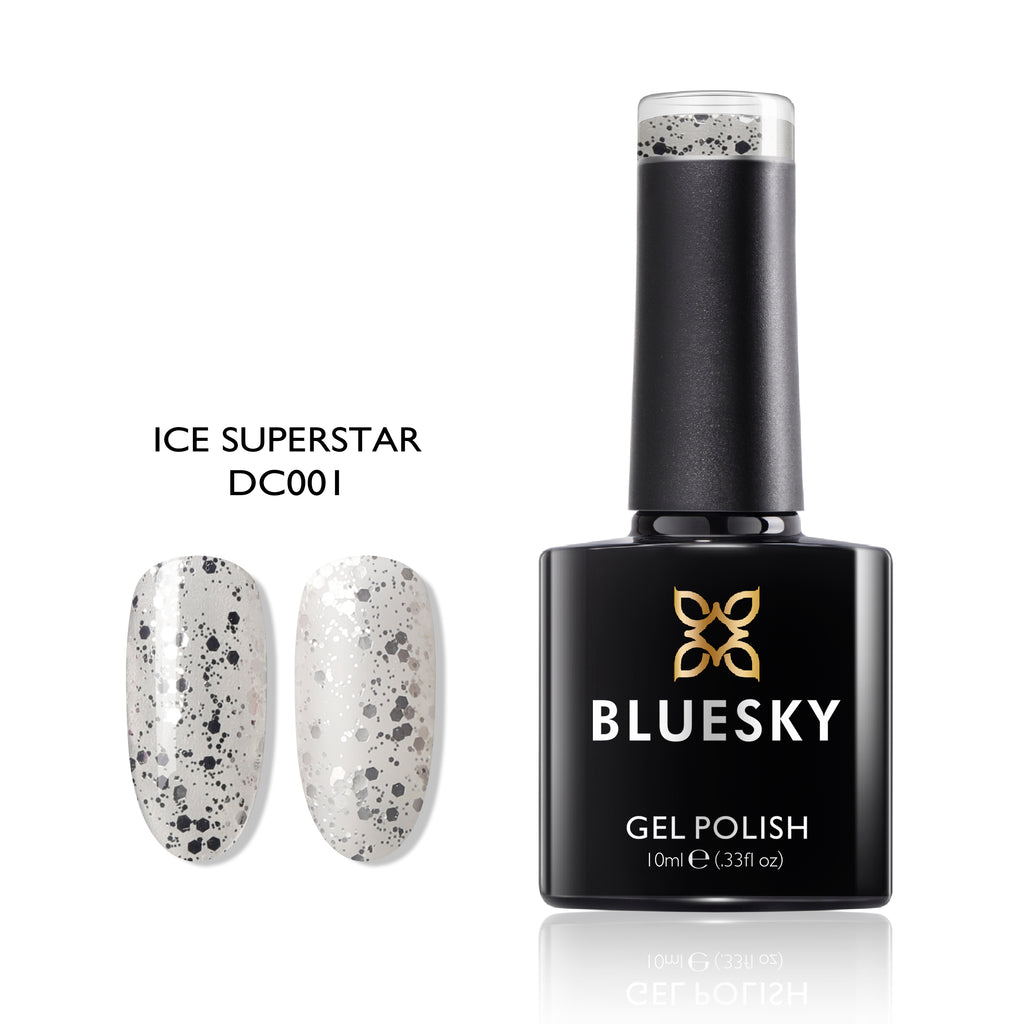 Ice Superstar | Super Glitter Confetti Color | 10ml Gel Polish - BLUESKY