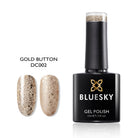 Gold Button | Super Glitter Confetti Color | 10ml Gel Polish - BLUESKY