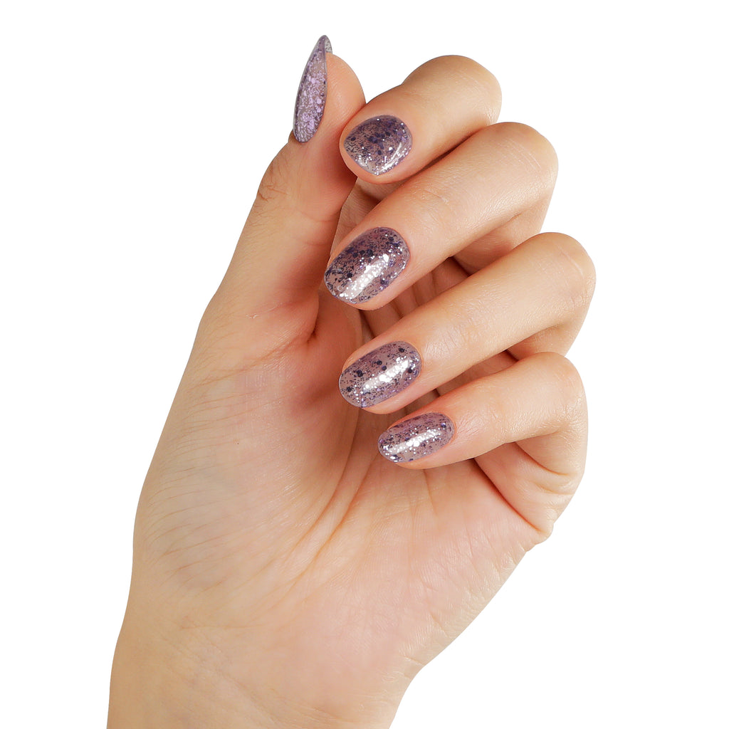 Purple Diamond | Super Glitter Confetti Color | 10ml Gel Polish - BLUESKY