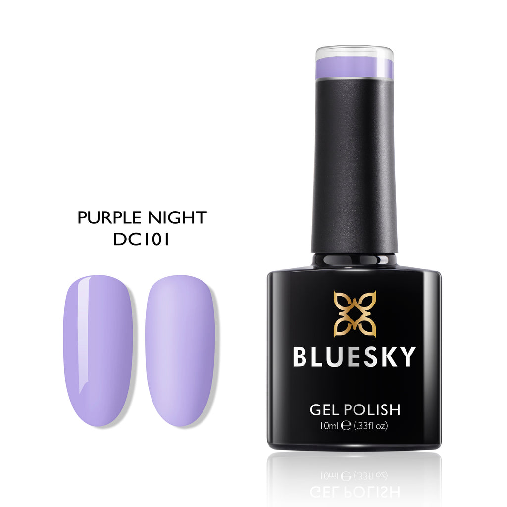 Purple Night | Full Cover Purple Color | 10ml Gel Polish - BLUESKY