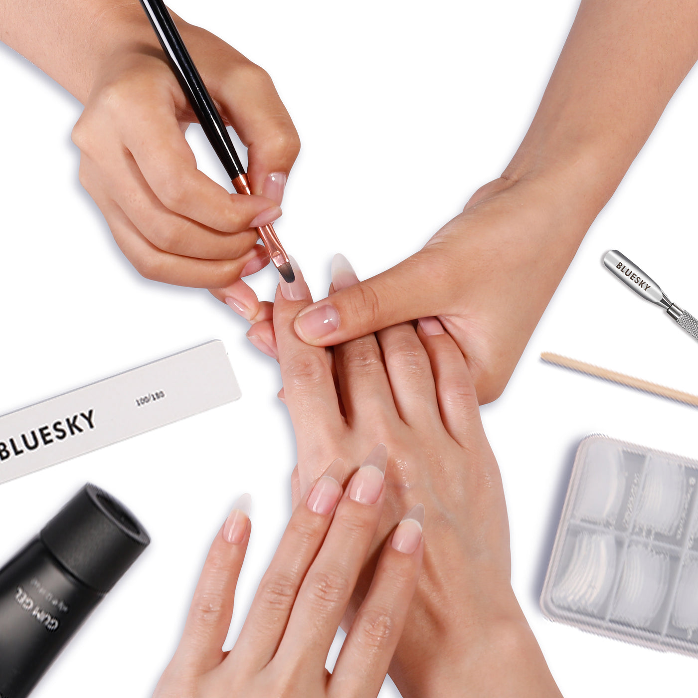 Kits Gum Gel Nail Extension Kit 60g BLUESKY