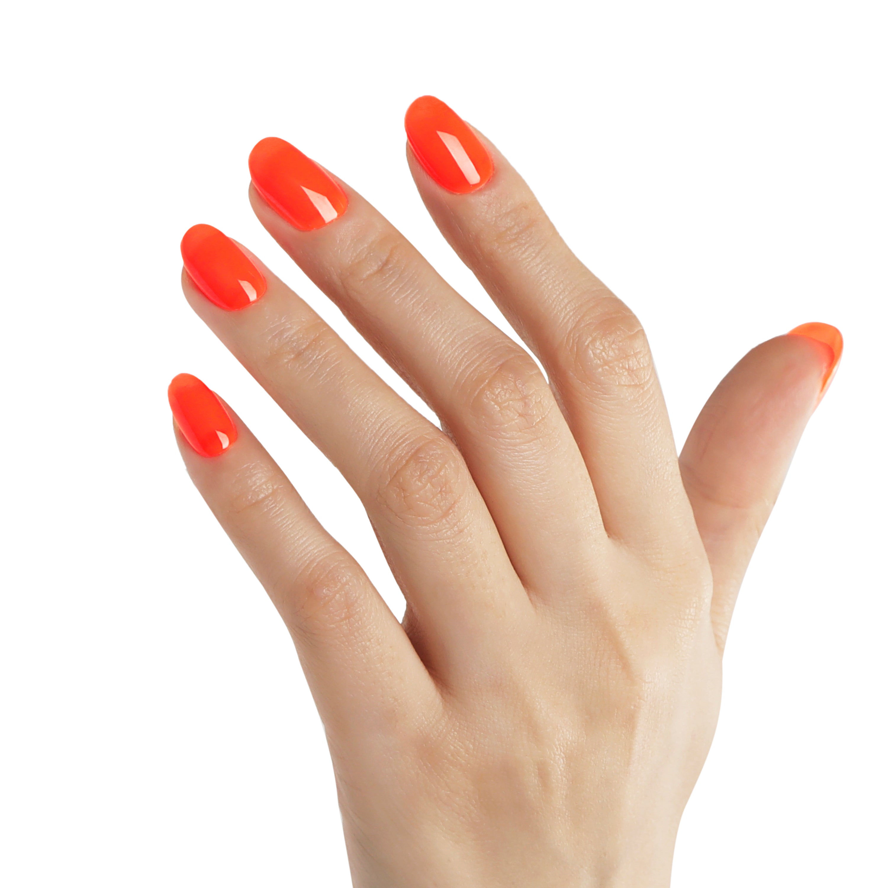 Orange Zest | Light See Through Neon Color | 10ml Gel Polish - BLUESKY