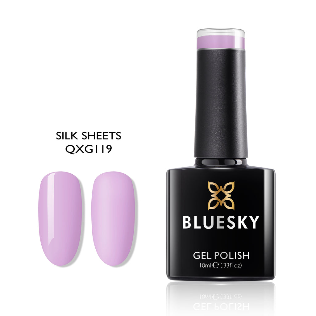 Silk Sheets | Light See Through Purple Color | 10ml Gel Polish - BLUESKY
