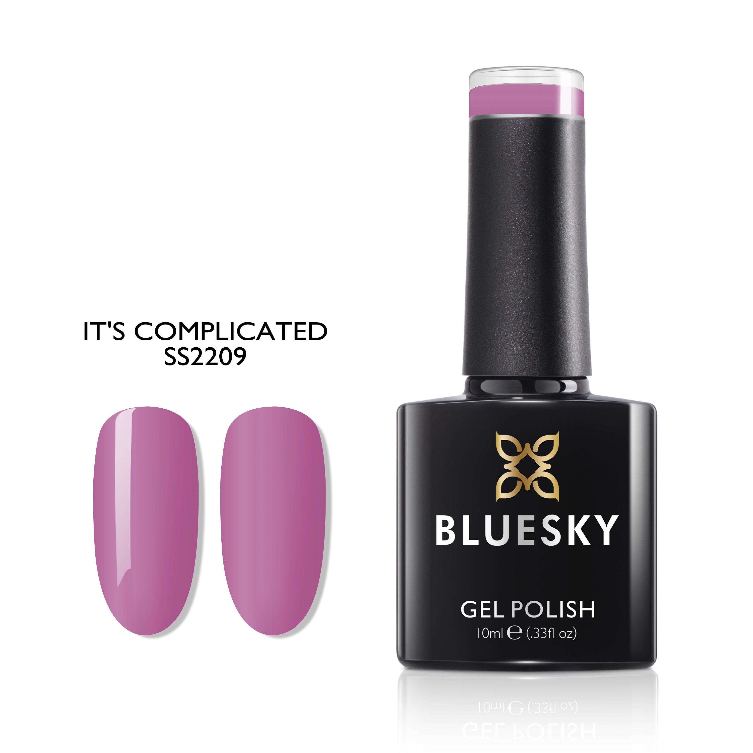 Spring 2022 | It's Complicated | Purple Color | 10ml Gel Polish - BLUESKY