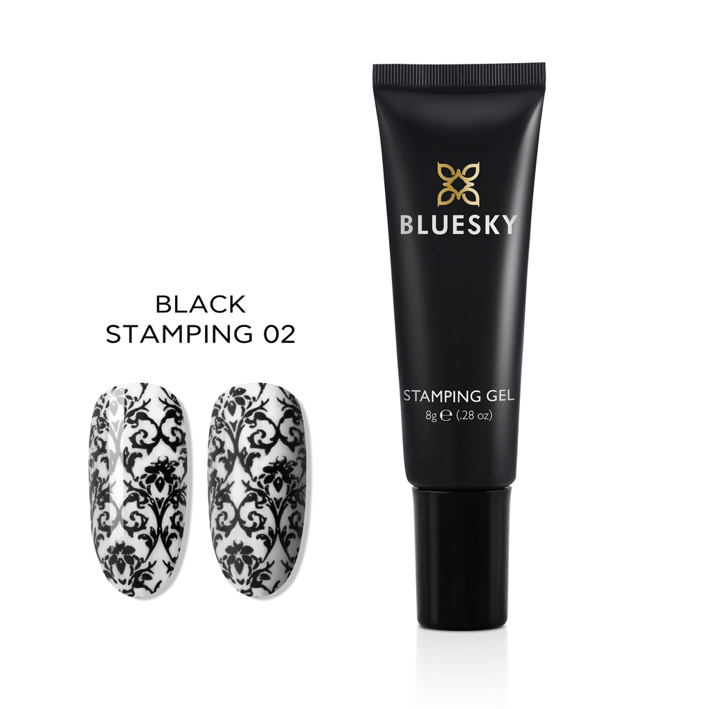 Black | Stamping Gel | 8g Tube - BLUESKY