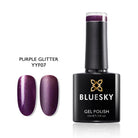 Purple Glitter | Classy Glitter Crystal Color | 10ml Gel Polish - BLUESKY